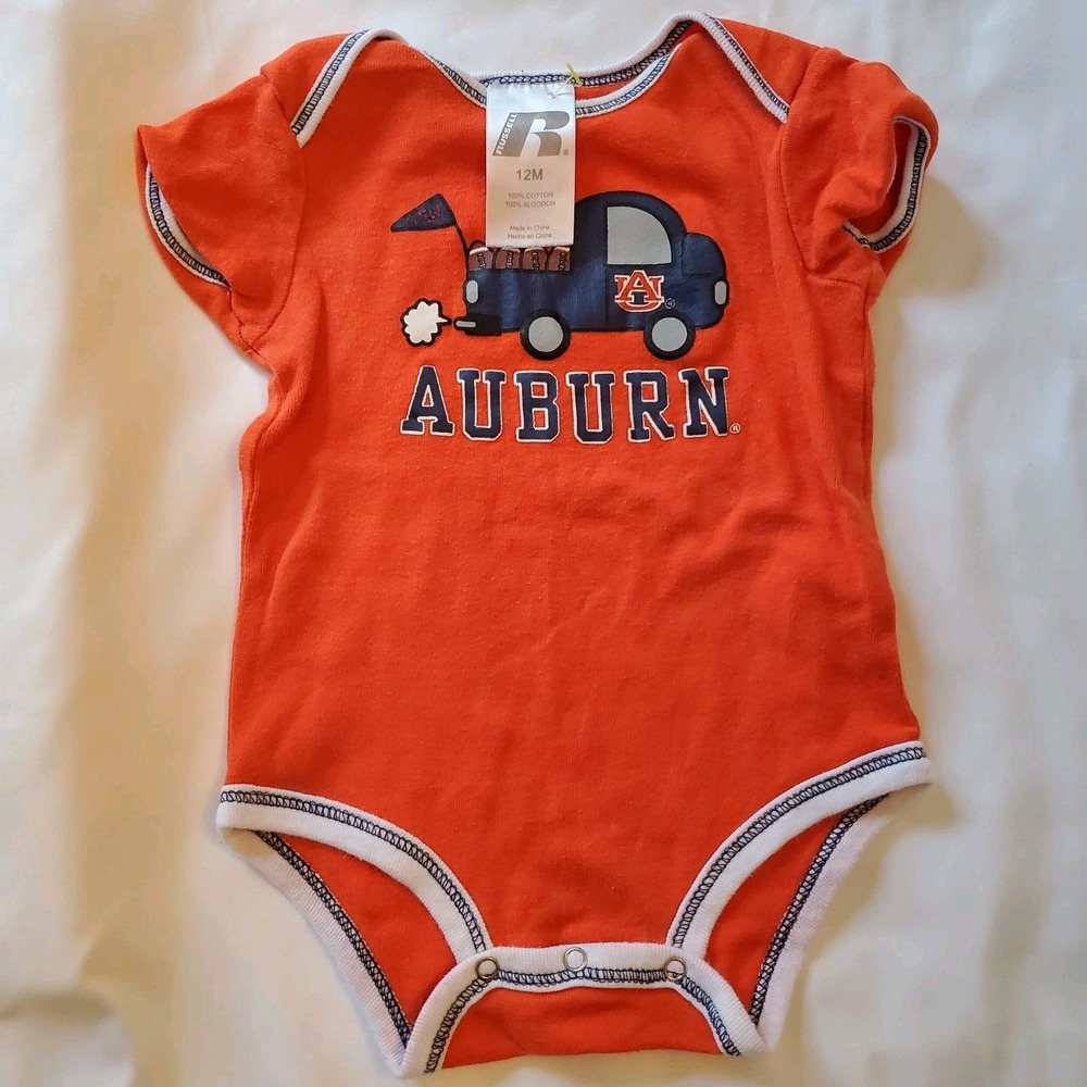 NCAA Auburn Tigers Baby Bodysuit Ourfit Oranger 12 months‎